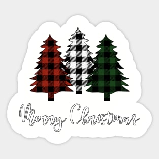 Merry Christmas Tree Xmas Christmas Sticker